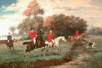 Gdr009bD13 classical hunting Oil Paintings